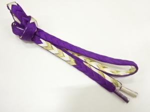 未使用品　正絹　手組帯締め